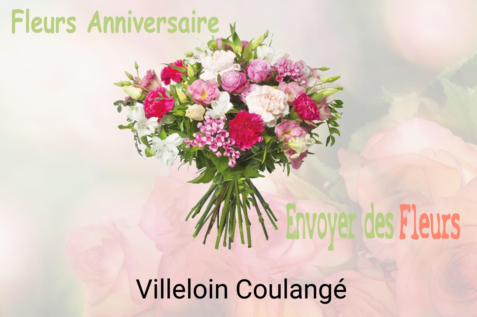 Bouquet de fleurs d’anniversaire livré à Villeloin-Coulangé